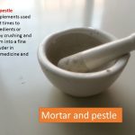 Mortar and pestle