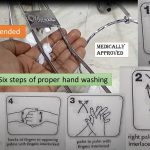 Proper hand washing